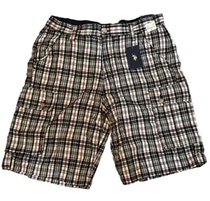 NWT Men's Polo Ralph Lauren Mountain Green Gray Cargo Shorts 38 Classic Polo - Picture 1 of 4