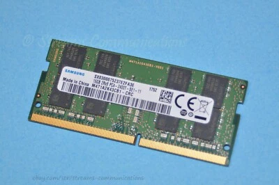 16GB (1x 16GB) DDR4 Samsung PC4 - 2400T Laptop Memory M471A2K43CB1 - Image 1 of 4