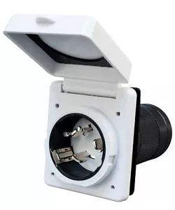 Valterra 50 amp presa di alimentazione camper a10-50INVP cavo potente bianco NUOVO - Foto 1 di 5