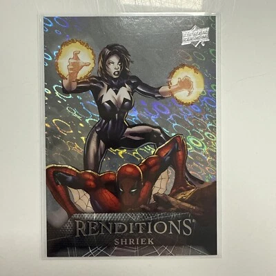 2024 Upper Deck Marvel Spider-Man Renditions Tombstone White Shriek 21/35 - Image 1 of 4