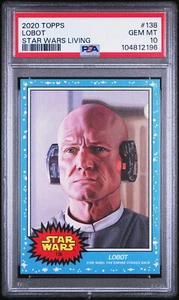 2020 Topps Star Wars Living Set #138 Lobot PSA 10 GEM MINT Priced to Sell SSP SP - Picture 1 of 2