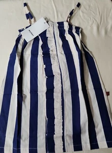 Wynken Mädchen 1 Jahr Rüschenkleid Deck gestreift Mitternacht Sommerkleid - Bild 1 von 2