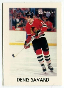 1987-88 O-Pee-Chee Mini OPC #39 Denis Savard Chicago Blackhawks - Picture 1 of 2