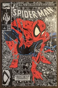 Spider-Man #1 (1990) Marvel Silver cover! Todd McFarlane Combine Shipping! - Imagen 1 de 9