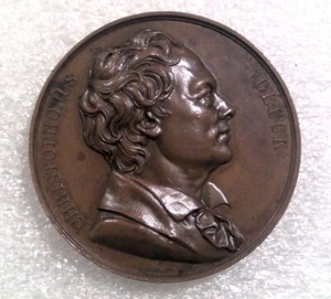 Frankreich 1818 Christopher Gluck Bronzemedaille 46 mm - Bild 1 von 4