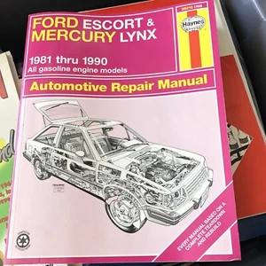 Ford Escort/Mercury Lynx 1981 to 1990 Haynes Repair Service Manual ready to ship - Bild 1 von 1