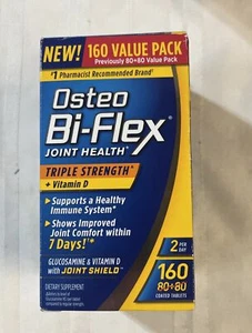 Osteo Bi-Flex Joint Health Triple Strength+Vitamin D  160ct Exp 4/26 - Picture 1 of 6