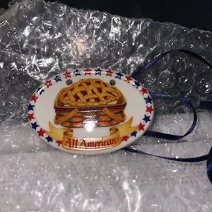 Longaberger 1998 All American Pie Cesto Cravatta - Foto 1 di 2