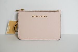 Michael Kors Jet Set Travel S TZ Coin Pouch with ID Key Holder Wallet $118