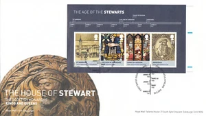 Age of Stewarts EX HOJA DE PRENSA MS GB RM FDC Castillo Stirling 2009 (131714)  - Imagen 1 de 1