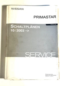 Nissan Primastar (X83) 10.2003 manual de taller esquemas - Imagen 1 de 4