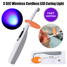 Dental Cordless LED Curing Light Lamp 1 Second /3 Second Cure Wide Specturm 1/3S