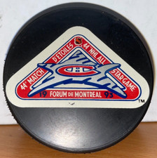 1995 44TH NHL ALL-STAR GAME HOCKEY PUCK | FORUM DE MONTREAL