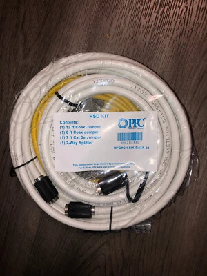 HSD Kit - 12ft Coax Jumper 606211-PPC, comes with 4 items, NEW FACTORY SEALED - Image 1 of 2