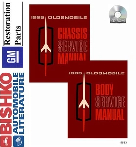 Oldsmobile 442 F-85 1965 Vista Cruiser Shop servicio reparación manual CD guía del fabricante de equipos originales - Imagen 1 de 1