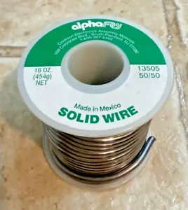 ALPHA METALS 13505 Series 16 OZ, 125 Diameter Solid Wire - Picture 1 of 3