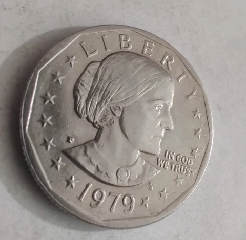 1979-P Susan B Anthony Dollar - Double Mint Mark P/P Cover