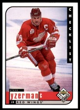 1998-99 UD Choice Steve Yzerman Checklist #310