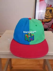 ORIGINAL NINTENDO 64 CONSOLE VIDEO GAME RETRO HAT - Picture 1 of 5