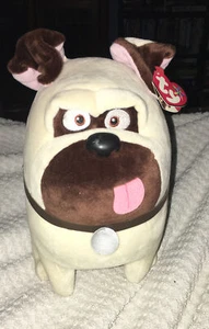 TY Beanie Buddy 10 Zoll Medium MEL Mops Hund Secret Life of Pets Plüschtier Spielzeug - Bild 1 von 7