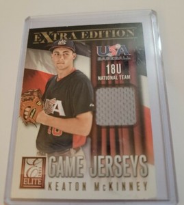 Keaton McKinney 2013 Elite Extra Edition Jersey Card #12