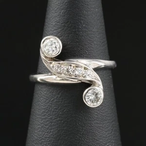 14k Vintage .37 ctw Diamond Ring - Picture 1 of 5