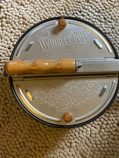 The Genuine Whirley-Pop estufa palomitas de maíz popper negro Foto 1 de 4