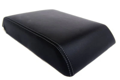 Se adapta a 05-07 Hummer H2 cuero sintético reposabrazos consola cubierta puntada gris Foto 1 de 2