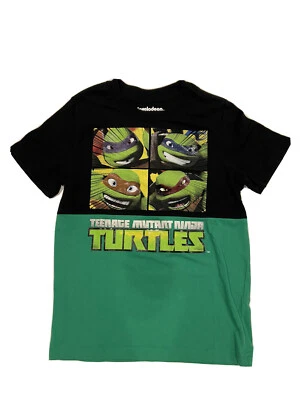 Nickelodeon Teenage Mutant Ninja Turtles T Shirt Green Boys Size 7 NWOT - Image 1 of 4