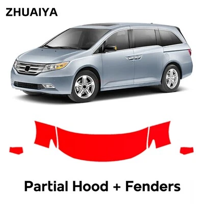 Película de protección de pintura PPF precortada para capó para Honda Odyssey 2011-2013 Foto 1 de 4