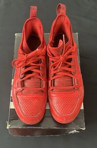 adidas Damian D Lillard 1 Florist City Mens 9 Red Scarlet/Black - Picture 1 of 6