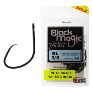 Black Magic KL 1/0 Hook Large Pack Qty 52 - Picture 1 of 5