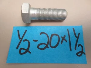 Tornillos de tapa de cabeza hexagonal 1/2-20 X 1 1/2 - Imagen 1 de 12