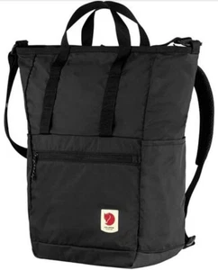 NEW FJALLRAVEN - High Coast Tote Bag Convertible Light Weight BackPack Black - Picture 1 of 12