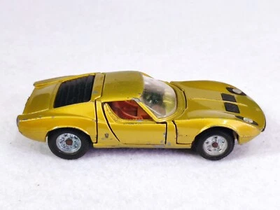 MEBETOYS LAMBORGHINI MIURA P400 A 20 1:43 VINTAGE MATTEL MADE ITALY DIE CAST TOY - Immagine 1 di 4
