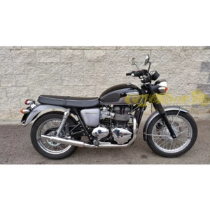 Scarico completo 2in1 MASS “Bottiglia” TRIUMPH Bonneville/Thruxton/Scrambler ECE - Picture 1 of 4