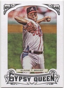 Tom Glavine 2014 TOPPS GYPSY QUEEN Framed White #156 Braves