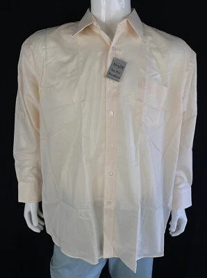 Vintage New w/FEDCO Tags Botany 500 Long Sleeve Off-White Button Up Shirt 18-34 - Image 1 of 4
