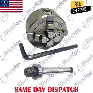 Mandril de torno independiente de 4 mordazas 50 mm roscado M14 x 1 con eje de montaje de vástago MT1 - Imagen 1 de 4