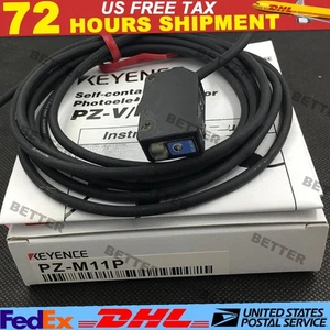 1PC New Keyence PZ-M11P PZM11P Photoelectric Sensor US Free TAX - Picture 1 of 4