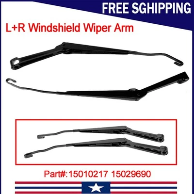 Windshield Wiper Arms Driver & Passenger Set of 2 Fit For Chevy S10 GMC Sonoma Foto 1 de 4