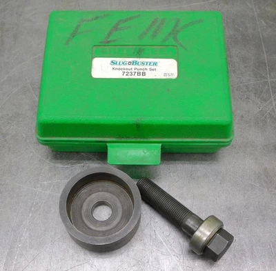 Greenlee 7237BB SlugBuster нокаут дырокола комплект неполный набор только на запчасти - Изображение 1 из 4