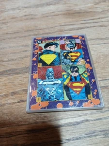  DC SUPERMAN 1993 SkyboxBLOODLINES PROMO Karte - Bild 1 von 3