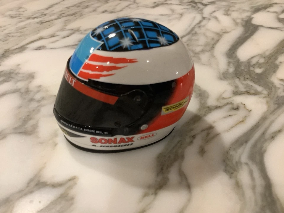 HELMET CASCO MICHAEL SCHUMACHER RENAULT 1995 SPARK EDITIONS 1/5 SCALE Loose - Immagine 1 di 3