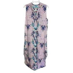 Mara Hoffman Dress Womens M Swim Coverup Beach Resortwear Travel Boho Midi - Picture 1 of 9