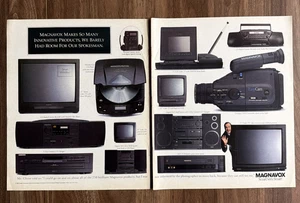 Magnavox Print Ad 1992 TV CD Player Stereo VCR Camcorder Electronics - Picture 1 of 4