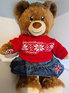 Build a Bear Bär Weihnachten 16 Zoll Plüsch - Bild 1 von 5