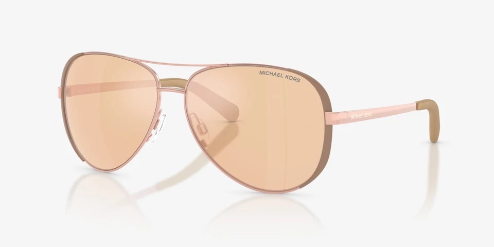 Michael Kors Chelsea 5004 1017R1 Taupe Rose Gold Mirror Sunglasses - Image 1 of 1
