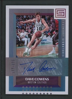Dave Cowens 186/199 2017-18 automático estado Panini firmas legendarias autógrafos Foto 1 de 2