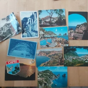 Cartoline Anacapri Capri Canzone Del Mare Villa San Michele Faraglioni - Imagen 1 de 9